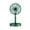 Green, variant on Hvmvliv Foldable Fan Retractable Fan 3-Speed Desktop Fan Rechargeable Fan Rotating Strong Wind Silent Small Fan Suitable for Home Desktop and Office Use White