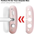 thumbnail image 6 of V-MORO Case for Airpods Max Headphones, Silicone Cover for Apple Airpod Max,Accessories Cases (Rose Gold), 6 of 15