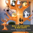 thumbnail image 4 of Outsunny 9' Inflatable Halloween Dead Tree Yard Decoration LED Light, 4 of 10