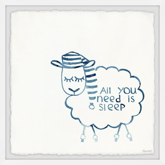 Marmont Hill All You Need Is Sleep Framed Wall Art