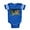Royal Blue, variant on CafePress - Vintage Santa Claus Sleigh - Cute Infant Baby Football Bodysuit