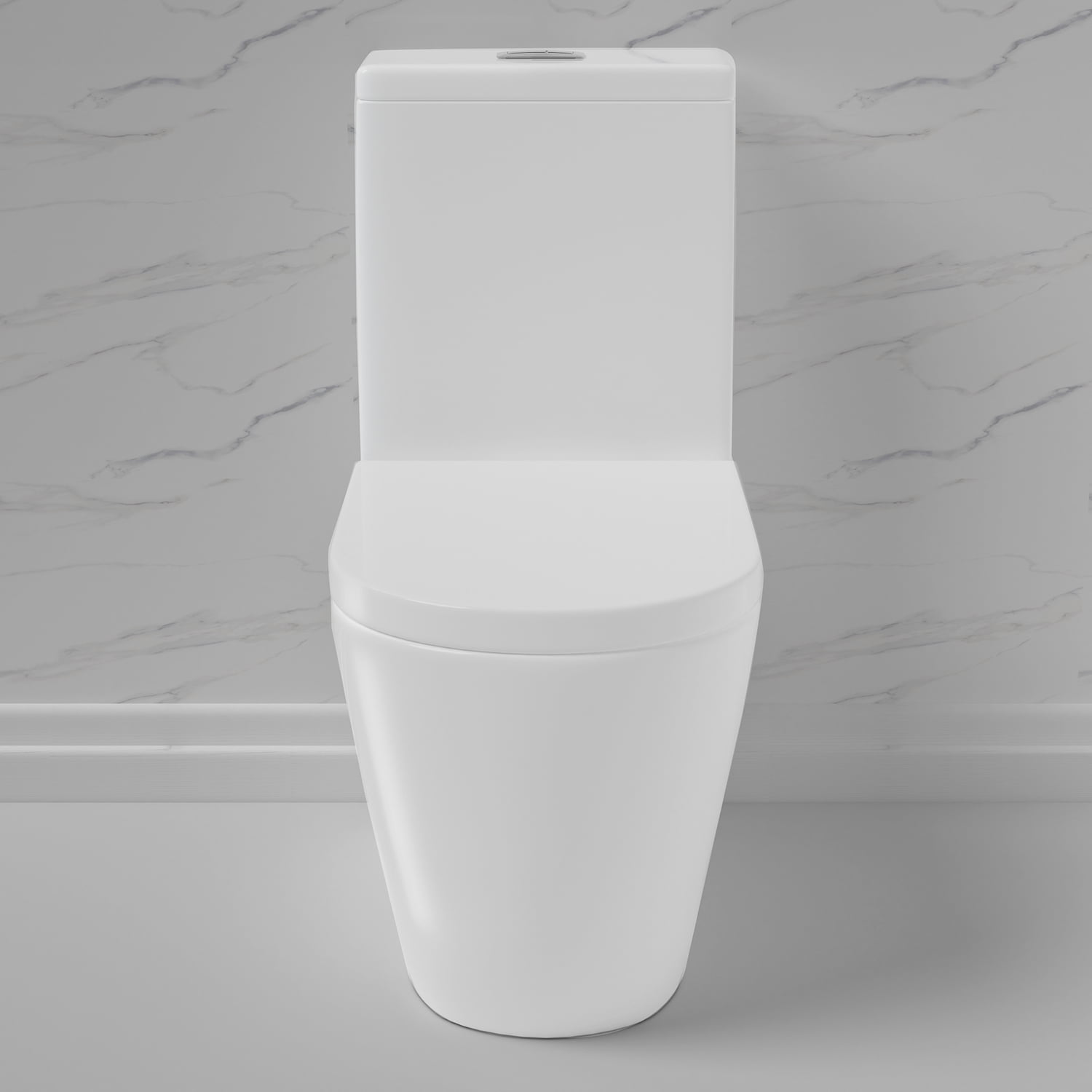 【WOOHWA】WH UNDER SLIT PT WinZo Rear One Piece Toilet Efficiency Dual Flush With UF