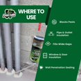 thumbnail image 2 of Repelente de espuma Pest Block Sprayman para ratones y roedores, 360 ml, 2 of 6