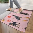 thumbnail image 4 of Schnauzer Dogs and Pioneer Flower Door Rugs,Washable Non Slip Door Mats Indoor,Decorative Door Mats,Entry Mat Indoor for Entrance,Bedroom,Kitchen,Bathroom,17"x30", 4 of 6