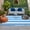 DoderBlue, variant on Pink Striped Outdoor Rug 4x6 Ft, Non Slip Washable Area Rug, Modern Simple Monochrome Geometric White Patio Rugs Carpet Runner, Large Floor Mat for Indoor/Outdoor Deck Porch Camping