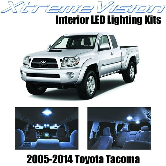 XtremeVision Interior LED for Toyota Tacoma 2005-2014 7 Pieces Cool White Interior LED Kit   Installation Tool