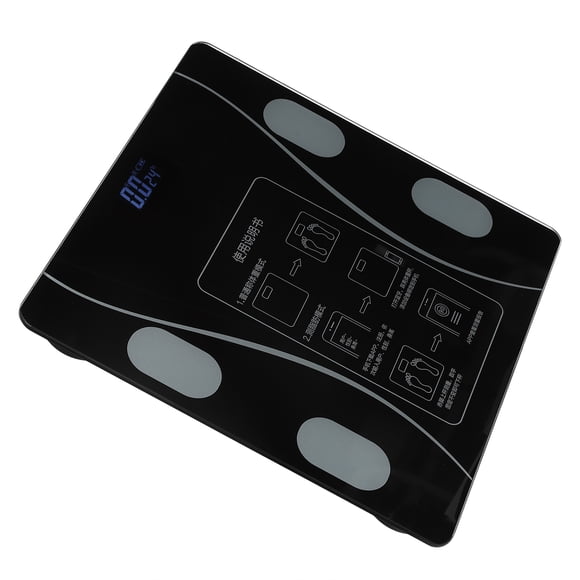Báscula digital ANGGREK corporal de datos 79 mediciones 3 - 180 kg Vidrio templado