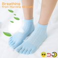 thumbnail image 3 of STONCEL Women's 5-Pack Casual Cotton Ankle Socks, Soft and Breathable, 3 of 8