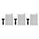 thumbnail image 2 of Naiovety Adhesivo antideslizante para bañera de suelo, adhesivo antideslizante para el hogar, baño, cocina, cinta en forma de PEVA S, gris Type1 NO1, 2 of 6