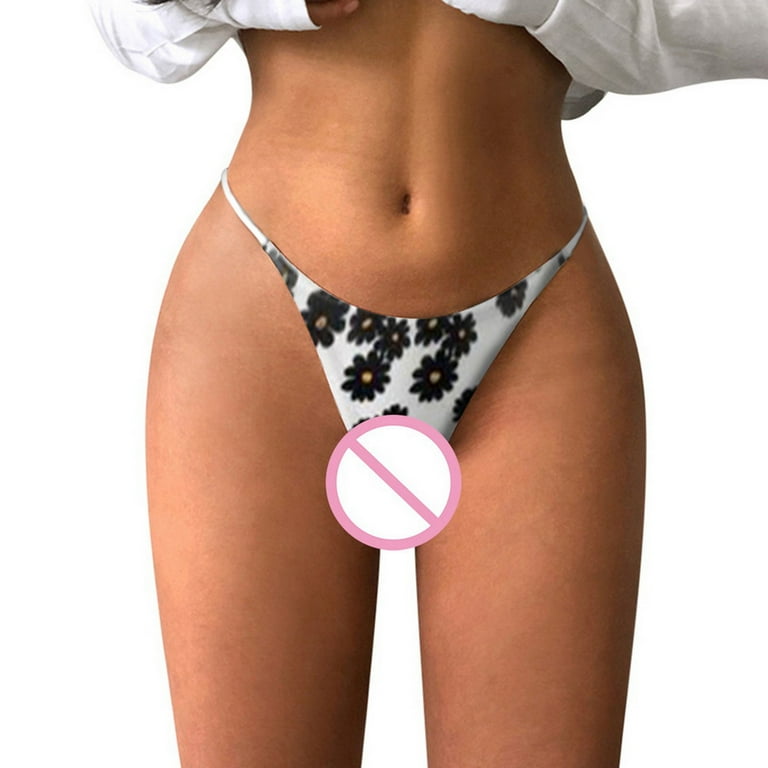 Women Sexy Lingeries High Cut G-string Thongs T-back Underwear Panties  Sleepwear