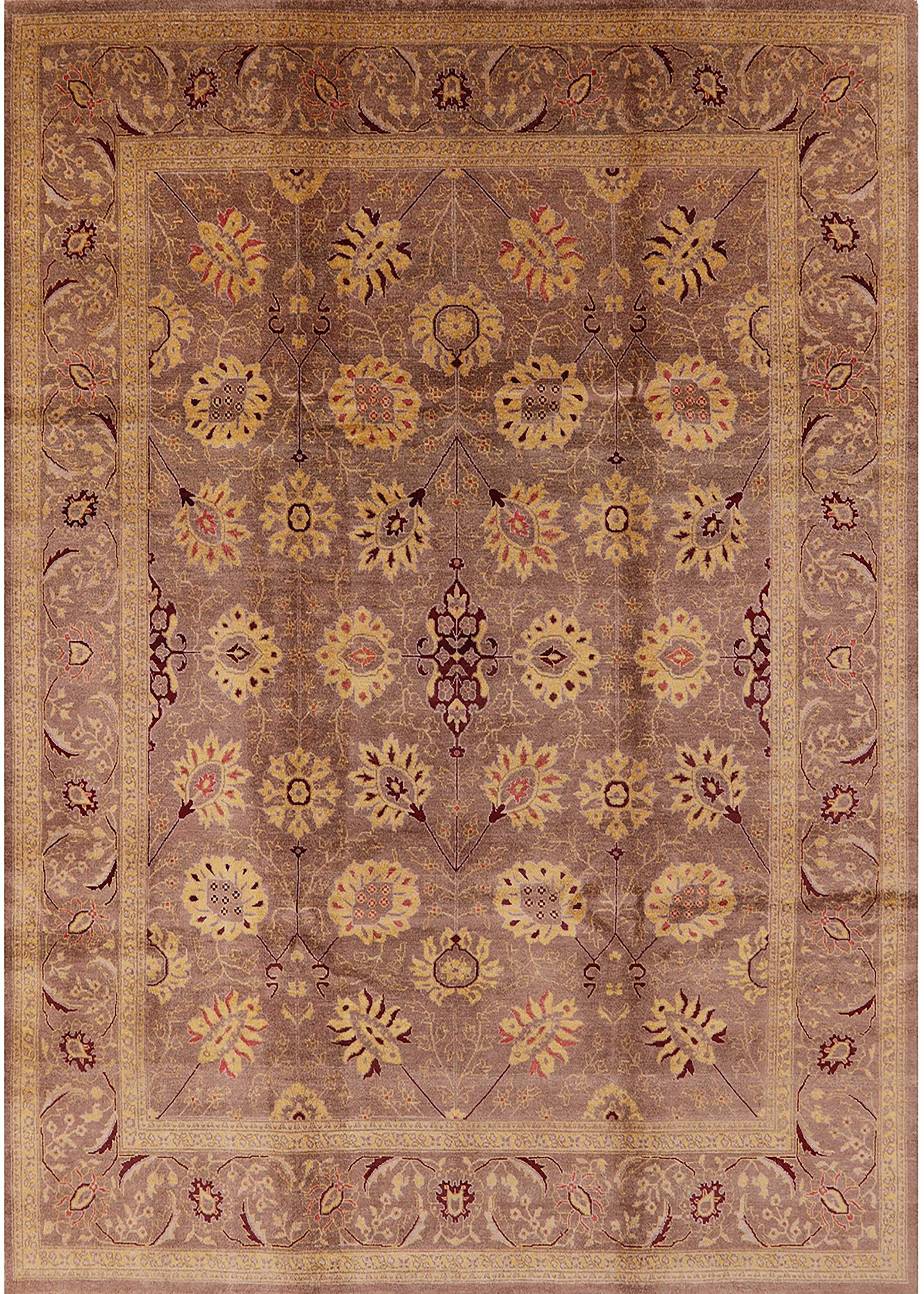 Ahgly Company Indoor Rectangle Mid-Century Modern Chestnut Red Oriental ...