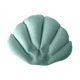 thumbnail image 2 of Almohada de baño inflable con forma de concha, impermeable, multifunción, antideslizante, de PVC. azul verde, 2 of 9