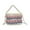 Beige Blue Pink, variant on Segolike DIY Knitting Crochet Bag Kit Flower Hand Woven Handbag Female Decor 7.09x2.76x5.12inch Making Materials Set Women Shoulder Bag White