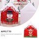 thumbnail image 3 of Inteprter Sombrero de Navidad Funda para silla Impresión de dibujos animados Sala de estar Comedor Arreglo Suministros Papá Noel Elk Muebles Funda para Kits de decoración para fiestas Alce Inteprter HA069379-03, 3 of 6