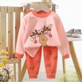 thumbnail image 2 of xaweyi Baby Toddler Boy Winter Outfits Long Sleeve Sweatshirts Tops & Pants Sets Infant 3 6 12 18 24 Months Clothes Suit, 2 of 6