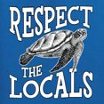 thumbnail image 6 of Wild Bobby Respect The Locals Save Our Oceans Turtle Animal Lover Unisex Graphic Hoodie Sweatshirt, Royal, Large, 6 of 6