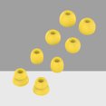 thumbnail image 2 of Miangastore Headphone Ear Covers Replacement Silicone Yellow 8Pcs 0.4In, 2 of 9