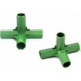 thumbnail image 3 of Greenhouse Frame Connector, Greenhouse Frame Furniture Connector, 10 Pieces Garden Frame Connection Kit 16mm Greenhouse Frame Stabilizer Bracket (4 Way Right Angle), 3 of 5