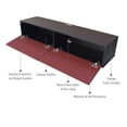 thumbnail image 4 of Mueble para tv de 55” Centro De Entretenimiento Flotante Hogare  Centro Flotante 2 puertas 120 cms, 4 of 10