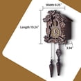 thumbnail image 2 of Kendal Reloj de cuco de madera hecho a mano MX210, 2 of 7
