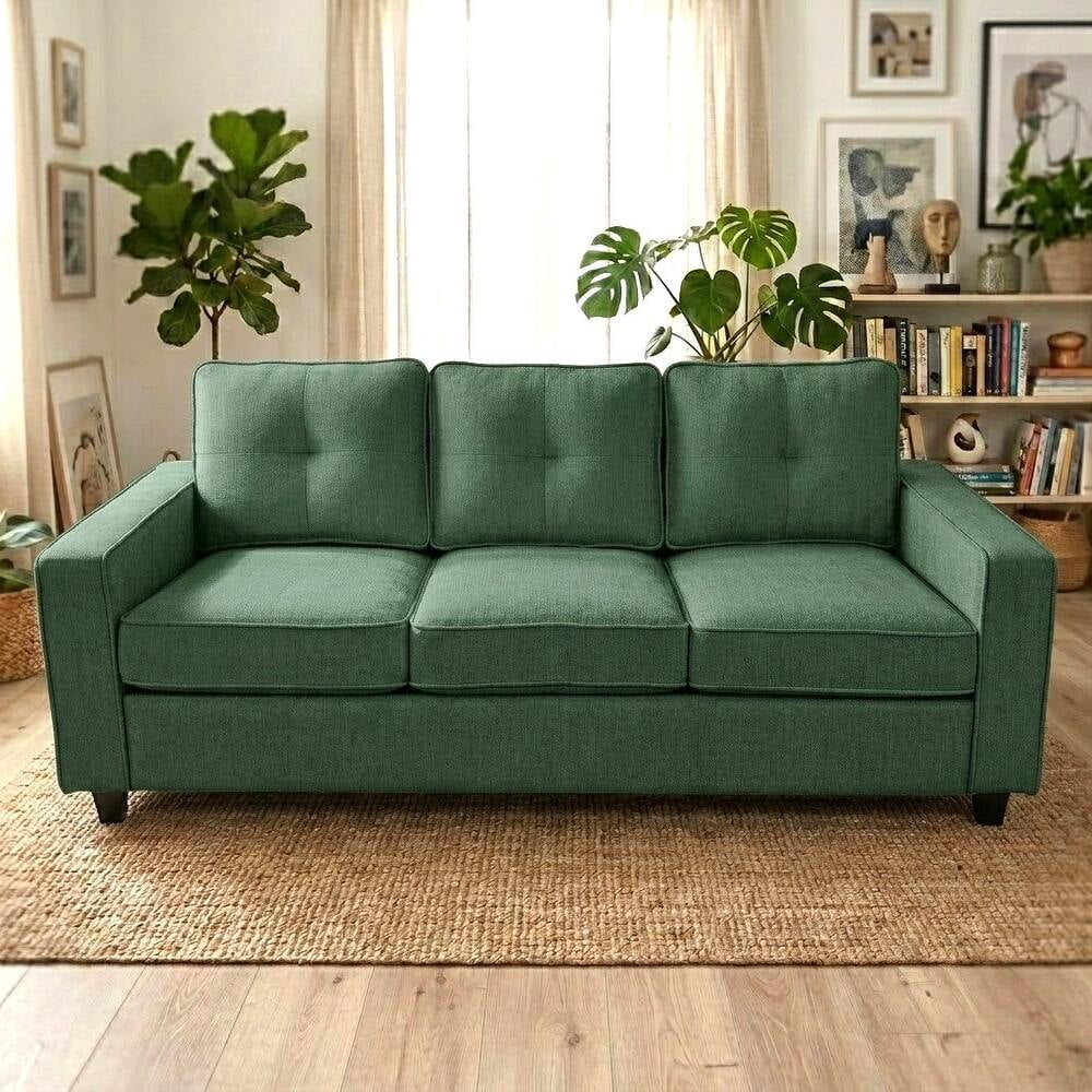 US Pride 2PC Living Room Set, 77.2 " W Sofa and 54.3" W Loveseat