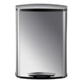 thumbnail image 2 of Ataucjin 13 Gal Pedal Kitchen Trash Can, 50L Heavy Duty Hands-Free Stainless Steel Garbage Can, Commercial Brushed Stainless Steel Step Waste Bin for Bathroom Bedroom Home Office, 2 of 8
