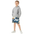 thumbnail image 6 of Cartoon Sky Pattern Athletic Shorts Breathable with Comfort Fit Drawstring Casual Sweatshorts X-Large, 6 of 9