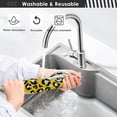 thumbnail image 7 of Coolnut 2 Pack Faucet Mat Splash Guard for Kitchen Sink,Yellow Leopard 30x5 Inch Super Absorbent Microfiber Sink Protector Mat, Kitchen Sink Mat Machine Washable Kitchen Sink Accessories, 7 of 7