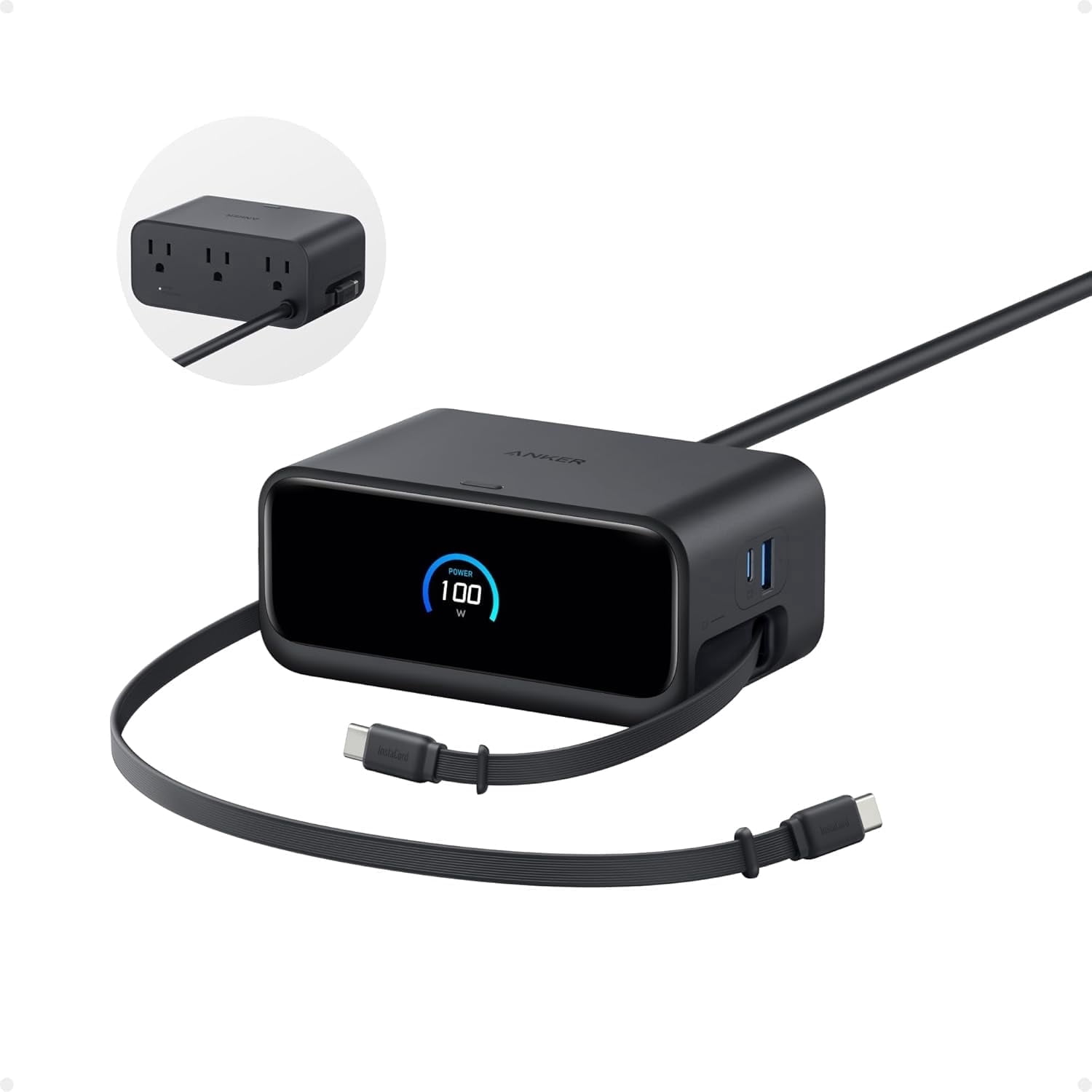 Anker Prime Charger, 250W GaN Prime USB C Charging Station, Ultra-Fast  6-Port, 2.26" LCD Display and Smart Control Dial - Walmart.com