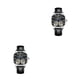 thumbnail image 2 of Reloj Mecánico Qarigey para hombre correa de cuero analógica Vintage regalo, 2 of 6