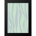 thumbnail image 1 of Artographie Studio 11x14 Black Modern Framed Museum Art Print Titled - Wavy Stripes, 1 of 4