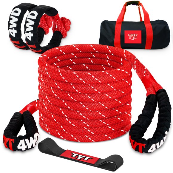 Recovery Rope TYT, nailon de alta resistencia, 1 pulgada x 9 m, 48000 libras