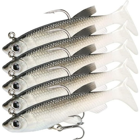 5Pcs Fly Hook Trout Fishing Lures Fast Sinking Tungsten Bead Head