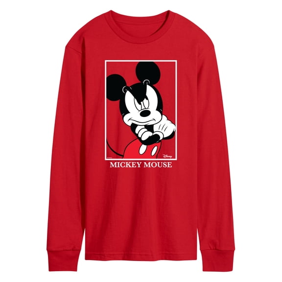 Disney - Mad Mickey - Men's Long Sleeve Graphic T-Shirt