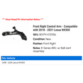 thumbnail image 2 of Front Right Control Arm - Compatible with 2018 - 2021 NX300 2019 2020, 2 of 2