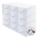 thumbnail image 1 of 12 cajas apilables para guardar zapatos Rojo Verde, 1 of 5