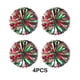 thumbnail image 5 of Toystoory 4 paquetes/lote de pompones de porristas para actuaciones vibrantes, ligeros y portátiles, amplia aplicación Animadoras verde rojo brillante, 5 of 6