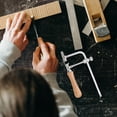 thumbnail image 3 of Raindrops Coping Saw with Ergonomic Jewelry Handle for Crafting Projects Steel and Wood Multi Color, 3 of 7