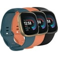 thumbnail image 1 of MYKOMI Band Compatible With Fitbit Versa 4 Bands for Women Men, Soft Silicone Replacement Band for Fitbit Versa 4, Versa 3, Sense, Sense 2 Smartwatch, 1 of 6