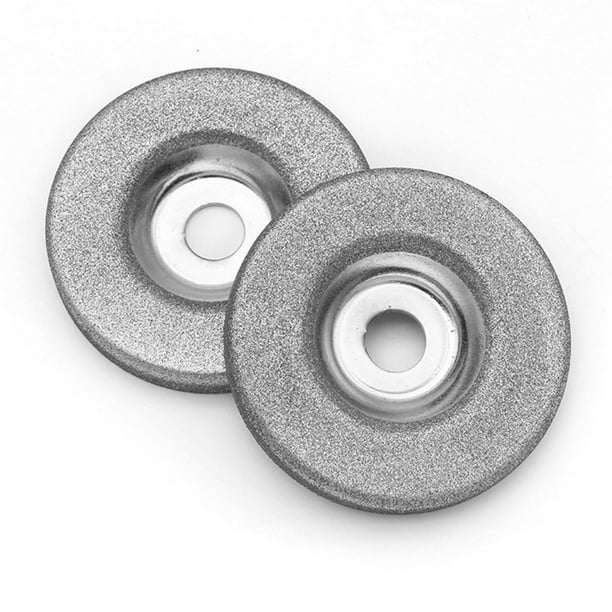 2 Piezas Disco Circular de Muela Abrasiva de Diamante de 50Mm para Afilador EléCtrico Multifuncional Accesorios de Afilado de Amoladora