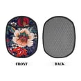 thumbnail image 2 of Pofeuu Paisley2 Print Silicone Pot Mat Mitten With Hanging Loop Heat Resistant Oven Mitts Non-Slip Bbq Baking Smoking Potholders, 2 of 7