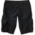 thumbnail image 2 of Aeropostale - Pantalones cortos de carga para hombre de longitud más larga, color negro, 40, 2 of 3