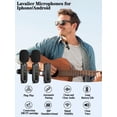 thumbnail image 2 of Micrófono Lavalier inalámbrico ABYLFE para iPhone y Android, 2 of 9