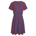 thumbnail image 5 of Phish Donut Sundress Short Sleeve Dress Summer Women Clothes Dress for Women Dresses, 5 of 7