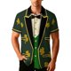 thumbnail image 2 of Ceisia St. Patrick's Day Men's Unisex Hawaiian Shirt | Summer Beach Casual Short Sleeve Button Down Gift Printed Top, 2 of 9