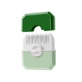 thumbnail image 3 of Re de pelo 2 en 1, herramienta de peluquería, re de pelo con puntas abiertas para niñas y mujeres Verde, 3 of 8