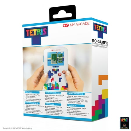 My Arcade Go Gamer Portable Game System, Tetris, DGUNL-7029