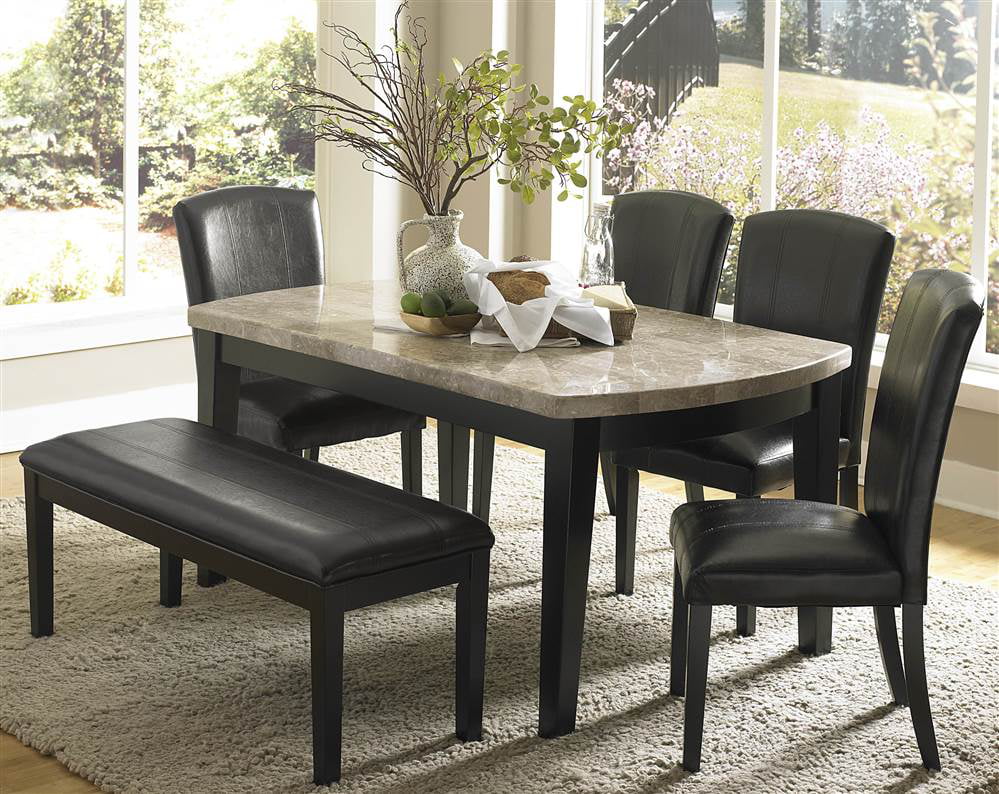 5-Pc Modern Rectangular Dining Table Set - Walmart.com