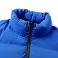 thumbnail image 7 of Puffer Jacket Men Fall Winter Stand Collar Zip Up Puffer Jacket Casual Down Jacket Solid Color Parka Padded Outwear Relaxed Fit Men's Jackets BU2 XL, 7 of 7