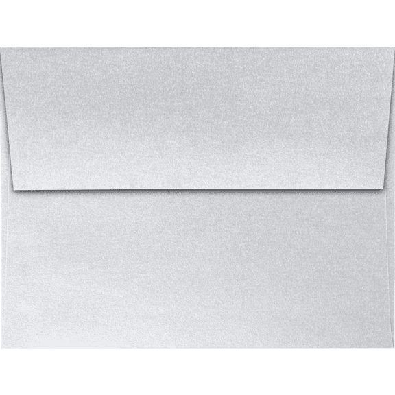 LUXPaper A2 Invitation Envelopes, 4 3/8 x 5 3/4, Silver Metallic, 500 Pack